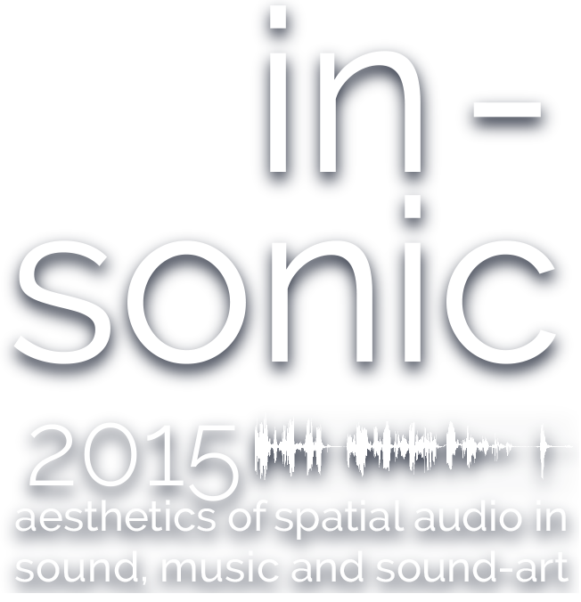 inSonic2015 - aesthetics of spatial audio in sound, music and sound-art